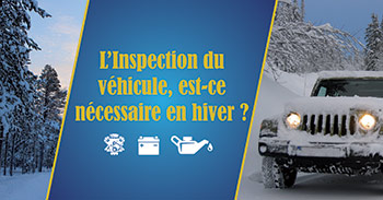 inspection du véhicule en hiver