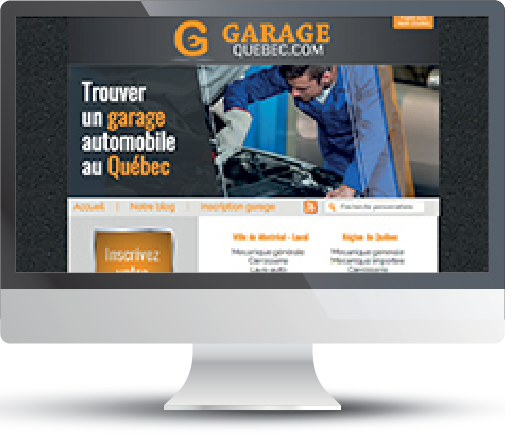 Inscription au répertoire de Garage Quebec inscription garage auto repertoire web automobile