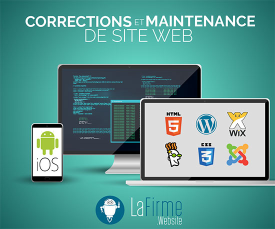 LaFirme Agence web correction et maintenance site web